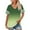 Green, variant on Plus Size V-Neck Short Sleeve Shirt, Casual Summer Top, Plus Size V Neck T Shirts Women Short Sleeve Tops Casual Summer Tshirts Loose Fit Tee Black, L