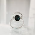 thumbnail image 6 of Natural Tibetan Turquoise Ring, AAA Turquoise Ring, December Birthstone, Simple Band, 925 Sterling Silver, Womens Ring, Christmas, Thanksgiving, Handmade, Statement Jewelry, Natural Gemstone Ring, 6 of 6