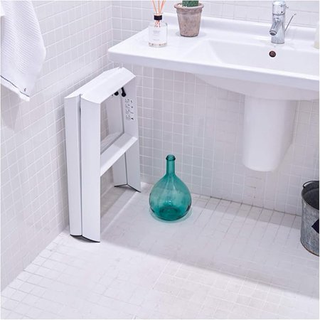 【在庫有・即納】長谷川工業 アルミ合金 踏み台 ルカーノ ツーステップ ホワイト 2段 56cm ML2.0-2(WH) hasegawa おしゃれ 脚立 ステップ lucano