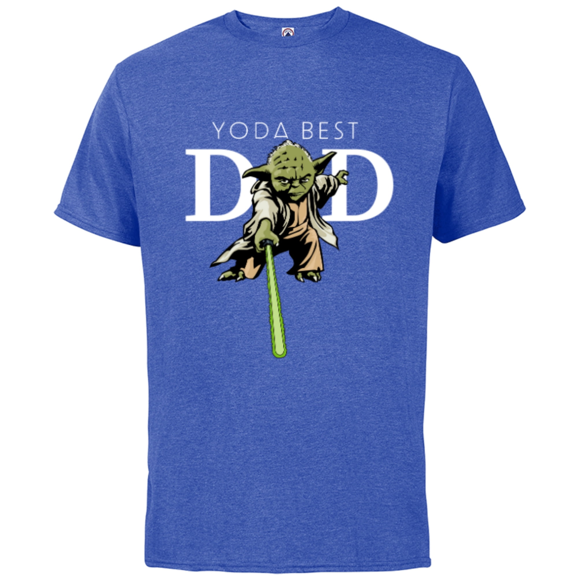 Star Wars Yoda Lightsaber Best Dad Father's Day Short Sleeve Cotton T