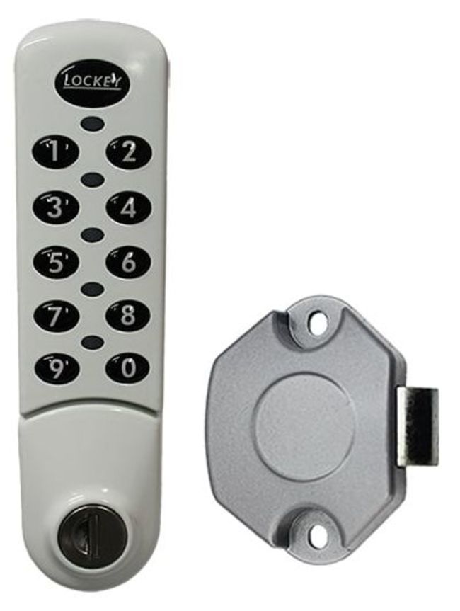 Lockey Ec780vslam Vertical Electronic Keypad Lock White