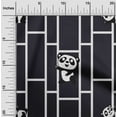 thumbnail image 2 of oneOone Polyester Spandex Black Fabric Panda Animal Craft Projects Decor Fabric Printed By The Yard 56 Inch Wide, 2 of 4