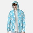 thumbnail image 2 of Gaeub Skating Poodle Fun Men's and Women's UPF 50+ Long-Sleeved Sun Protection Clothing, Fishing Shirt Long Sleeve Zip-Medium, 2 of 7