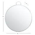 thumbnail image 3 of SAFAVIEH Carlisi 36 in. Dia. Round Solid Mirror, Silver, 3 of 5