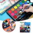 thumbnail image 2 of WIFKLSIIPG Body Painting Face Paint Set Hand Painted Body Painting Materials Children's Painting Easy to Wash Fluorescent Face Paint Water Soluble Face Paint Stage Performance Makeup, 2 of 8
