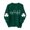 Green, variant on Luxalzxs St Patricks Day Shirt for Women Green Long Sleeve Sweatshirt Shamrock Clover Graphic Round Neck Blouse Tops Casual Sweatshirts