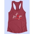 thumbnail image 3 of Time Stop Fashion Beginn Racerback Tank Women -Image by Shutterstock, Female Small, 3 of 4