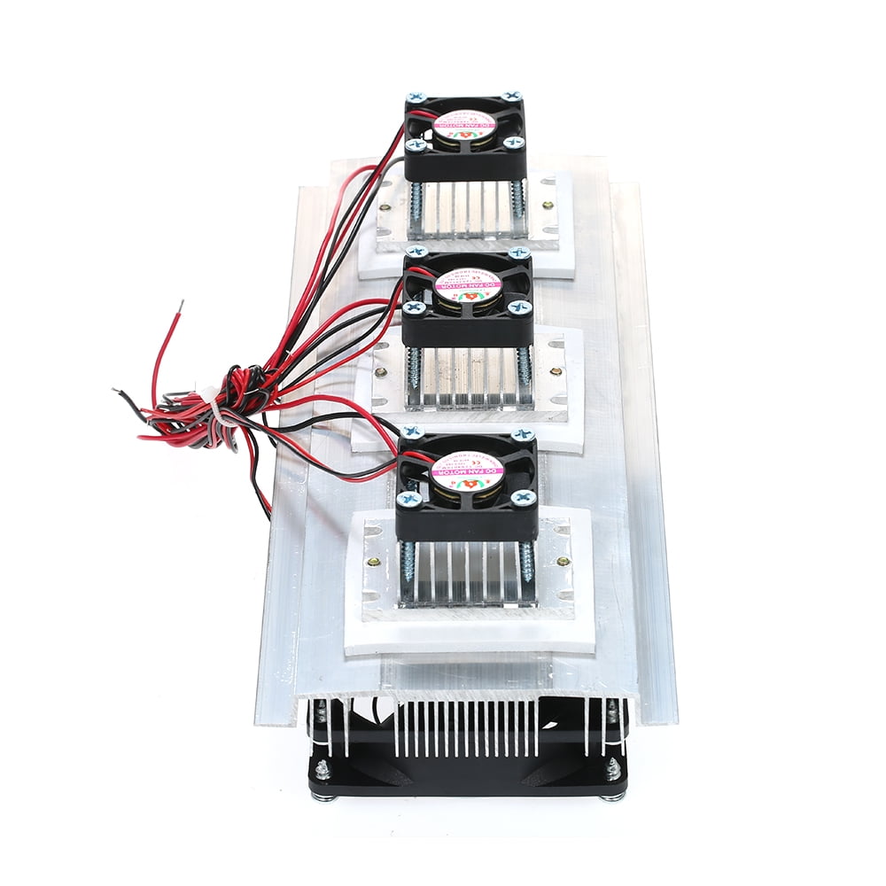 Baugger Cooler,3xFan Trinuclear Thermoelectric Peltier Refrigeration Air Cooling System Kit Cooler 180W Baugger Cooler,3xFan Trinuclear Thermoelectric Peltier Refrigeration Air Cooling System Kit Cooler 180W