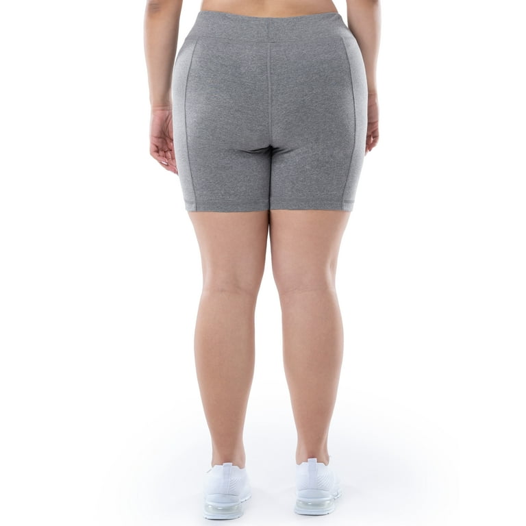 Grey biker shorts walmart sale