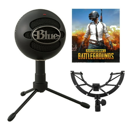 Blue Snowball iCE Mic (Black) with Knox Gear Shock