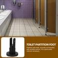 thumbnail image 4 of Pied de Séparation en Acier Inoxydable Réglable pour Toilettes, Support pour Accessoires de Toilettes Publiques, 4 of 6
