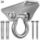 thumbnail image 1 of Hamaca de yoga de acero inoxidable plateado de alta resistencia con saco de arena, 1 of 5