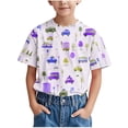 thumbnail image 1 of COM1950s Robe à Manches Courtes, Chemise Tendance pour Enfant T-Shirt Imprimé Col Rond Confortable Ample T-Shirt Blouse à Manches Courtes Hauts Décontractés, 1 of 9