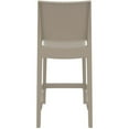 thumbnail image 5 of Home Square Resin 25.6" Counter Stool in Taupe - Set of 2, 5 of 8