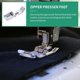 thumbnail image 3 of Durable Narrow Clip-on Zip Zipper Presser Foot, 3 of 4