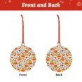 thumbnail image 2 of Cauagu Autumn Pumpkin Blossoms Pattern Acrylic Christmas Pendant,1-Pack Christmas Ornaments Xmas Tree Decor Christmas Décor with Ribbon Cute Tree Hanging for Party Favors-Round Shape, 2 of 7