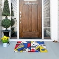 thumbnail image 5 of Yayeee Doormat for Indoor Entrance 32" x 20" Non Slippery Floor Rug, Yelllow Simple Shapes, 5 of 8