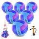 thumbnail image 1 of Juego de 6 balones de voleibol ELKCIP, tamaño 5, suaves e impermeables, 1 of 6