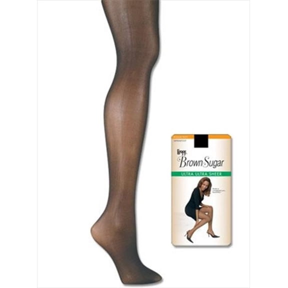 L'eggs Brown Sugar Ultra Sheer Pantyhose, 1-Pack Off Black L Women's