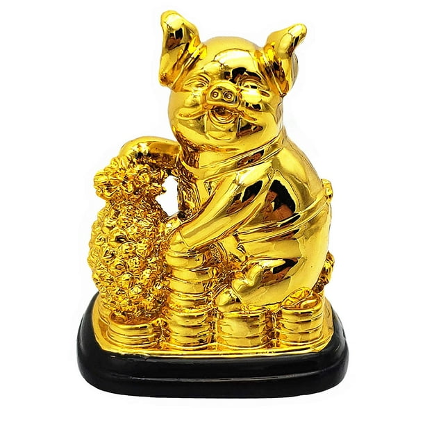 Feng Shui 2019 Chinese Zodiac Pig/Boar Statue Figurine Decoration for