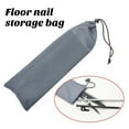 thumbnail image 4 of Ettsollp Outdoor Camping Tent Pegs Storage Bag Large Capacity Multifunctional Soft Oxford Cloth Grocery Bag Portable Drawstring Pouch for Windbreak Rope Tent Stake Ground Nails, 4 of 7