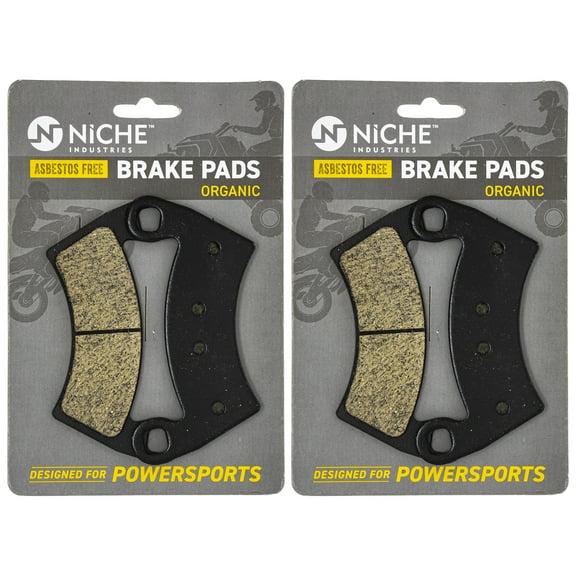 Niche Front Rear Brake Pad Set for Polaris Ranger 500 Organic UTV 2 Pack 519-KPA2278D