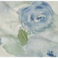 thumbnail image 4 of oneOone Organic Cotton Poplin Twill Fabric Watercolor Leaves & Peony Floral Print Fabric BTY 42 Inch Wide, 4 of 4
