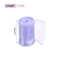 thumbnail image 2 of 2 3/8 Inch 5 Yard Sheer Organza Ribbon Shimmer Chiffon Tulle Ribbons Purple for Gift Wrapping Floral Bouquet Wedding, 2 of 7