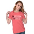 thumbnail image 3 of Weightlifting Quote Spotter Wanted Womens Slim Fit Graphic Tee Brisco Brands S, 3 of 4