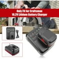 thumbnail image 6 of 2PACK 8.0Ah C3 19.2 Volt Battery Replacement for Craftsman 19.2 Volt Lithium-ion DieHard XCP 3130211004 130279005 11375 11045 1323903 315.115410 315.11485, 6 of 13