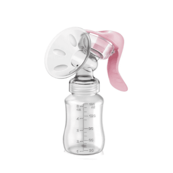 Extractor de leche materna manual 2 en 1 Belug Rosa