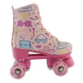 thumbnail image 5 of JUANYU Roller Skates,Thick Hard Shell Toe with Flash Lights Wheels,Cartoon Pink(Women's 4/Men's 3.5), 5 of 10