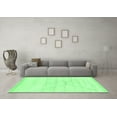 thumbnail image 3 of Ahgly Company Indoor Rectangle Solid Emerald Green Modern Area Rugs, 7' x 9', 3 of 4