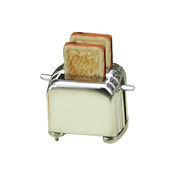 PVCS 1:12 /1:6 Dollhouse Miniature Scene Model Bread Machine Pretend Play Toy Gift for Kids