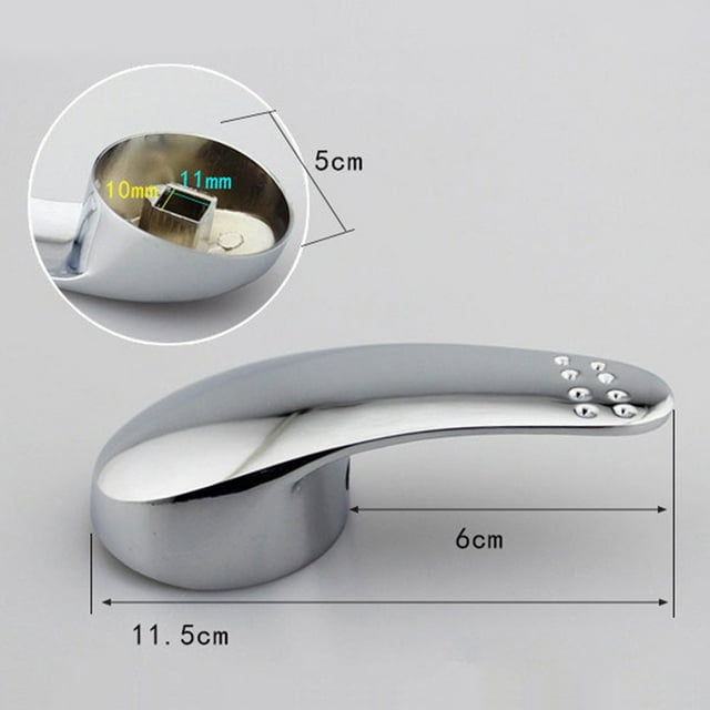 MYG Trousse de Remplacement de Poignée de Robinet à Levier Unique, Poignée de Robinet Levier Poignée de Robinet en Alliage de Zinc Chromé pour Salle de Bain Poignée de Robinet à Levier Unique (3#)