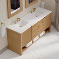 thumbnail image 4 of James Martin Vanities D225-V72-SSO-3WZ Solene 72" Free Standing Double Basin Poplar Wood, 4 of 7