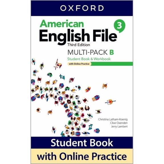 American English File Level 3 Student Book/Workbook Multi-Pack B with Online Practice, (Paperback)