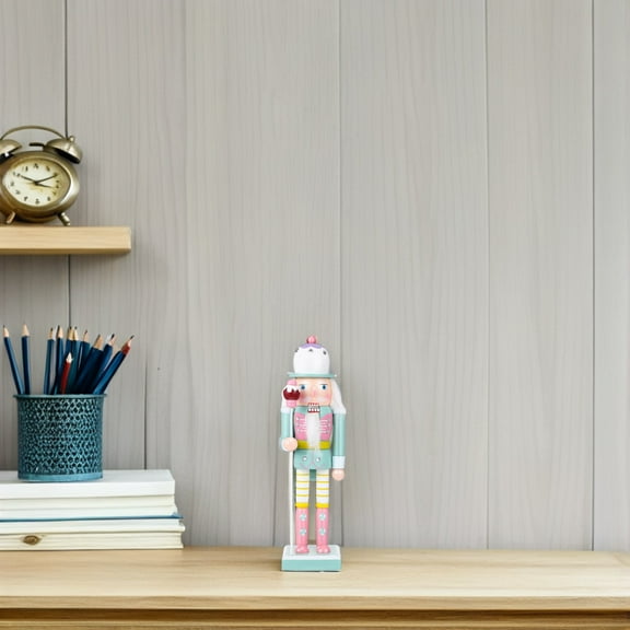 HONMEET Wooden Nutcracker Ornament Multi-Color Holiday Decoration for Christmas Tree and Home