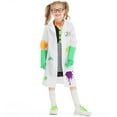 thumbnail image 4 of Kids Mad Scientist Costume Halloween Carnival Cosplay Evil Doctors Outfits, 4 of 7