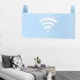 thumbnail image 3 of Router Storage Box Hollow Creative Wall Hanging WIFI Light Cat Plastic Storage Container Household Supplies, 3 of 9