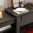 thumbnail image 5 of Fireplace TV Stand for 65 Inch TV, Farmhouse Entertainment Center with 23" Fireplace, Modern Media Console Table with Adjustable Storage Shelves for Living Room, Grey, 5 of 7