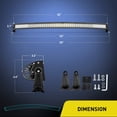 thumbnail image 2 of LED Light Bar Nilight 52Inch 300W Curved Spot Flood Combo LED Driving Lamp Off Road Lights LED Work Light for Trucks Boat Jeep Lamp, 2 of 9