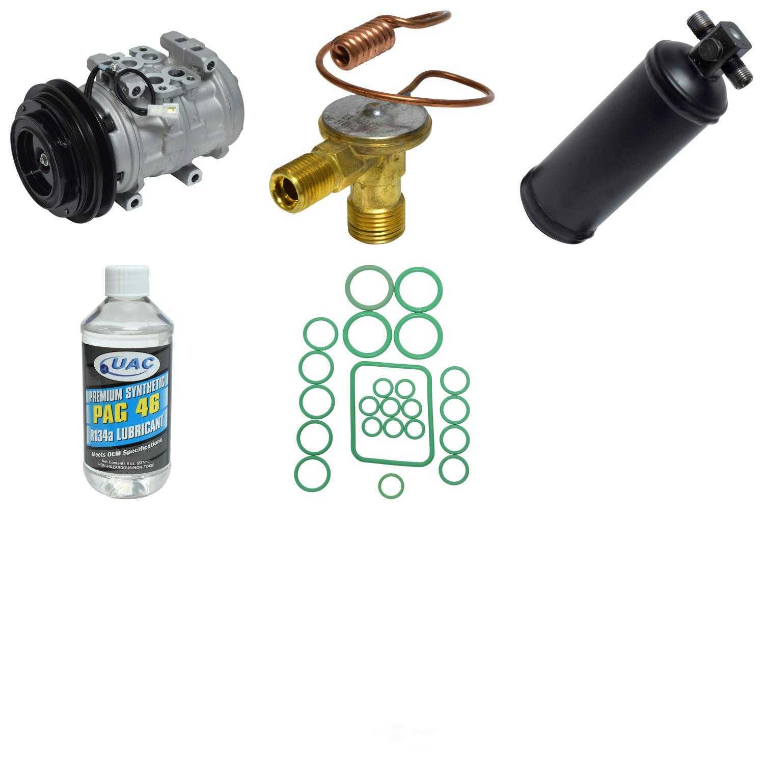A/C Compressor and Component Kit -- Compressor Replacement Kit Fits select: 1984-1988 TOYOTA VAN WAGON