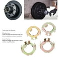 thumbnail image 3 of Replacement Trailer Spindle Nut Retainer, Trailer Spindle Nut Retainer Metal 4Pcs Sturdy Effortless Use  for EZ-Lube Jam Nut 2 To 8K Dexter Axle, 3 of 7