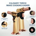 TIME C CLUB Butane Torch Double Flame Kitchen Torch with Safety Lock ...