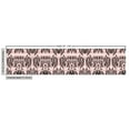 thumbnail image 3 of Ambesonne Nature Fabric by the Yard Upholstery, Tiger Silhouette Stripes Art, 1 Yard, Pale Pink Black, 3 of 5