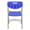 thumbnail image 4 of Norwood Commercial Furniture Heavy-Duty Indoor/Outdoor Blow-Molded Plastic Folding Chair (Pack of 4) Blue  NOR-REI1051-BL-SO, 4 of 10