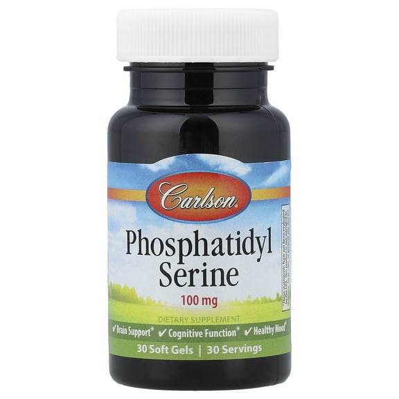 Carlson Phosphatidyl Serine , 100 mg, 30 Soft Gels