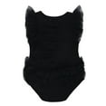 thumbnail image 2 of Newborn Baby Rompers Sleeve Dress Short Lace Photography Props Letter Infant Jumpsuits, 2 of 6