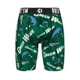thumbnail image 3 of Men's Rock Em Socks Green Tulane Green Wave All Over Logo Boxer Briefs, 3 of 3